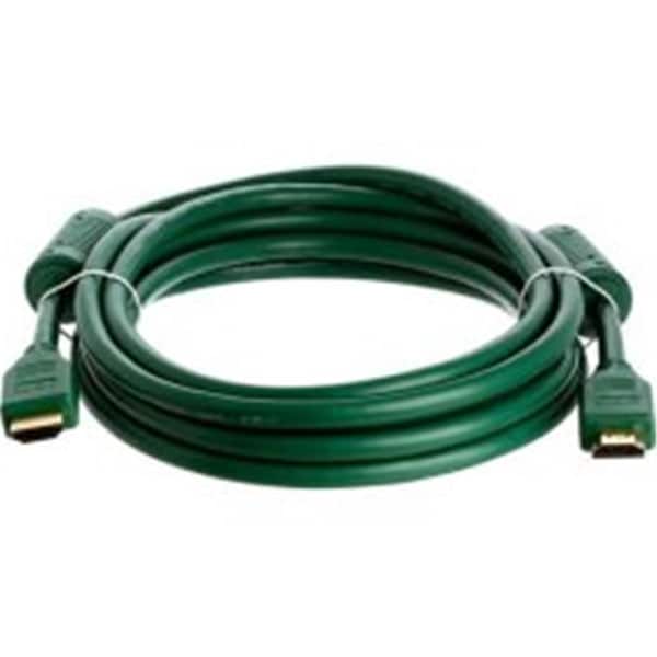 Cmple 28AWG HDMI Cable with Ferrite Cores - Green -10FT 784-N - main